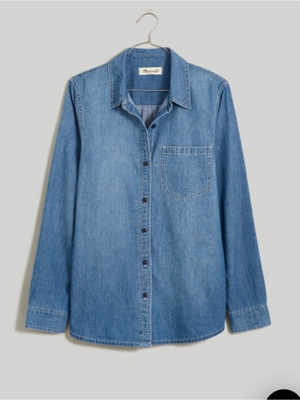 Madewell Denim Button-Up Shirt in Nielsen
Wash size Small
